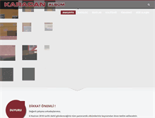 Tablet Screenshot of karacanalbum.com